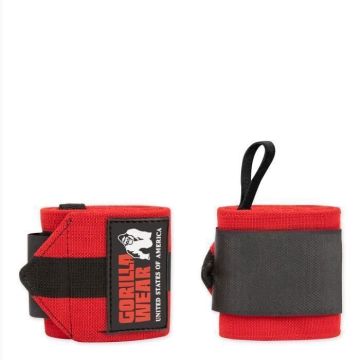 Protèges poignet - Gorilla Wear - Wrist Wraps Ultra - Black /RedTaille unique