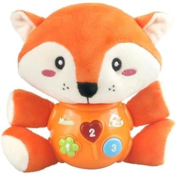 Jouet Multicolore - LLOPIS - Renard Musical - Boîte Lumineuse - 24 cm - Pour Enfants