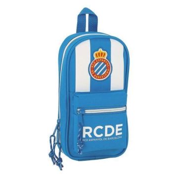 Plumier sac à dos RCD Espanyol Bleu Blanc (33 Pièces) - - - RCD Espanyol