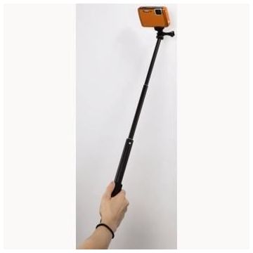 Perche télescopique Selfie 90 - HAMA - 00004299 - Hauteur max 90 cm - Poids 160g - Noir