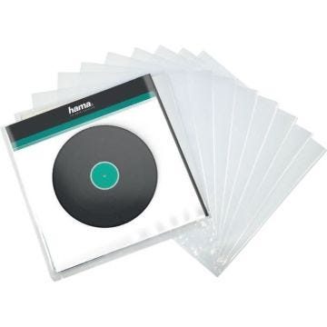 HAMA 00181430 Pochettes de protection extérieur 33 tours - Lot de 10