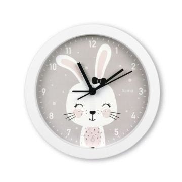 Horloge de table pour enfant Maui - Blanc - Fonction réveil - Ø16cm