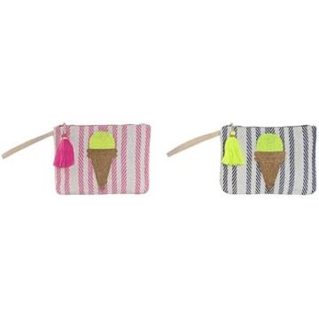 Trousse de Toilette - HOME ESPRIT - Bleu Rose - 26 x 2 x 19 cm - 2 unités - Souple