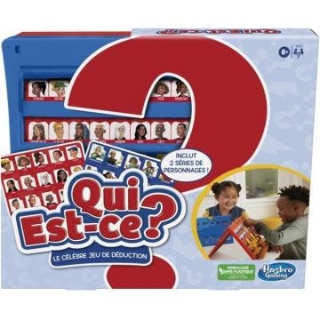 Qui est-ce ? classique, jeu de plateau pour enfants à partir de 6 ans, 2 joueurs