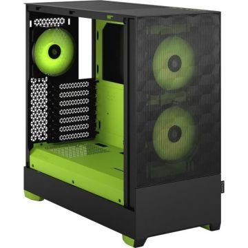 FRACTAL DESIGN - Pop Air RGB Green TG - Boîtier PC - Vert (FD-C-POR1A-04)