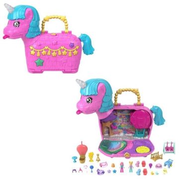 Polly Pocket-Les licornes font la fête-Coffret avec 2 mini-figurines HYD96