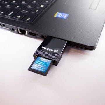 INTEGRAL EUROPE Lecteur de carte UHS-II SDHC/SDXC compatible PC&MAC