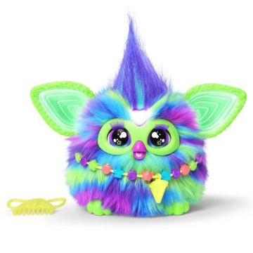 Furby Galaxie, peluche activée par la voix brille dans le noir, jouets interactifs, dès 6 ans