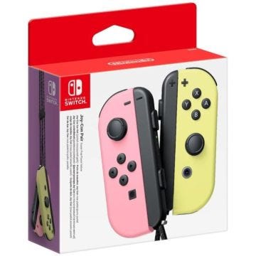 Paire de manettes Joy-Con Rose Pastel & Jaune Pastel pour Nintendo Switch