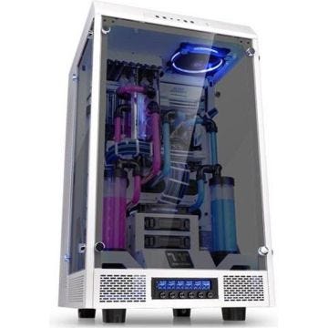 THERMALTAKE BOITIER PC The Tower 900 - Snow Edition - Super Tour - Blanc - Verre trempé - Format ATX (CA-1H1-00F6WN-00)