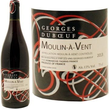 Georges Duboeuf Moulin à Vent 2013 vin rouge x1