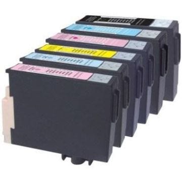 Compatible - Pack de 6 cartouches d'encre - EPSON T048