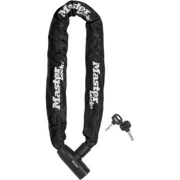 Chaîne Antivol Vélo - MASTER LOCK - 90 cm de longueur - Acier cémenté résistant à la coupe et au sciage