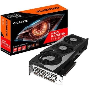GIGABYTE Radeon - Carte Graphique RX 6600 XT Gaming OC - 8Go (GV-R66XTGAMINGOC PRO-8GD)