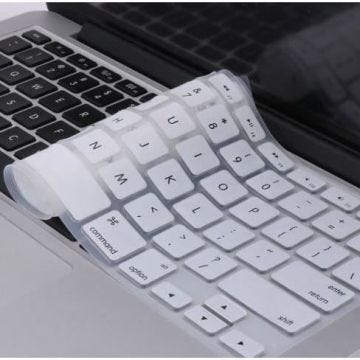 WE Clavier de protection pour Macbook Blanc (Air 13 / Pro retina 13 /15)