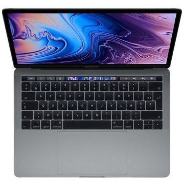 MacBook Pro Touch Bar 13" " Core i5 3,1 Ghz 8 Go 256 Go SSD Gris Sidéral (2017) - Batterie Neuve - Reconditionné - Etat correct