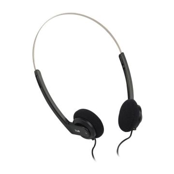 T'nB Arko, Casque Filaire PC, Smartphone, Mac, Tablette, Universel Stéréo, Arceau Réglable, Prise Jack, Câble 1.10 Mètres – Noir