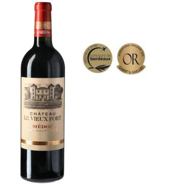 Château Le Vieux Fort 2019 Médoc Cru Bourgeois - Vin rouge de Bordeaux