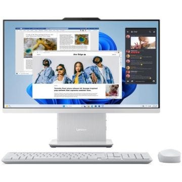 PC Tout-en-un LENOVO IdeaCentre AIO 24ARR9| Windows 11 - Ryzen 5 7535HS - RAM 8Go - SSD 512 Go + Clavier + Souris sans fil
